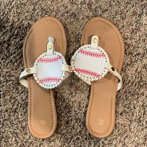 Sandals, baseball
